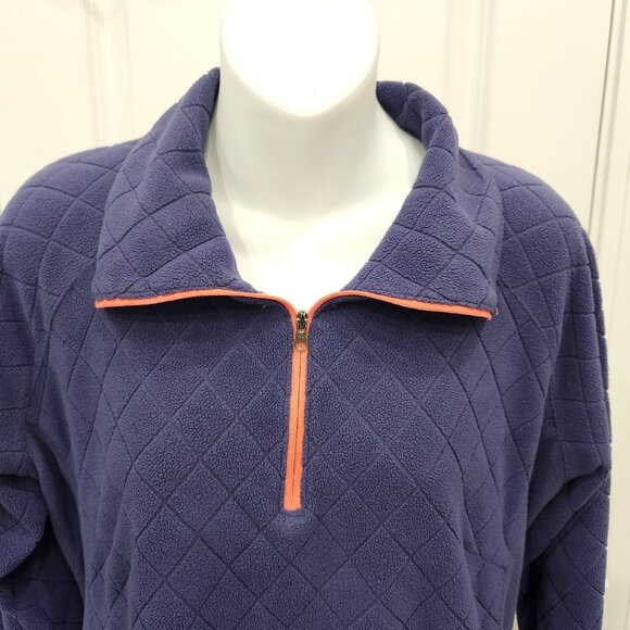 Columbia Glacial Fleece III Quilted Purple Quarter Zip Women’s Pull Over Size L - Picture 2 of 9
